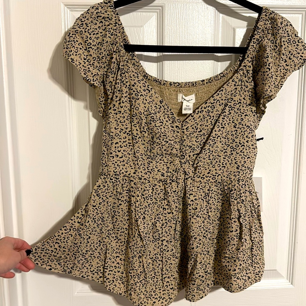 Leopard Print Top